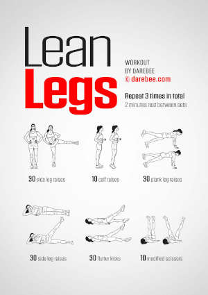 lean legs workout lower